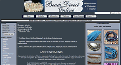 Desktop Screenshot of beadsdirectonline.com